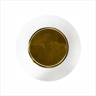 Moon - gold - flach - 32cm